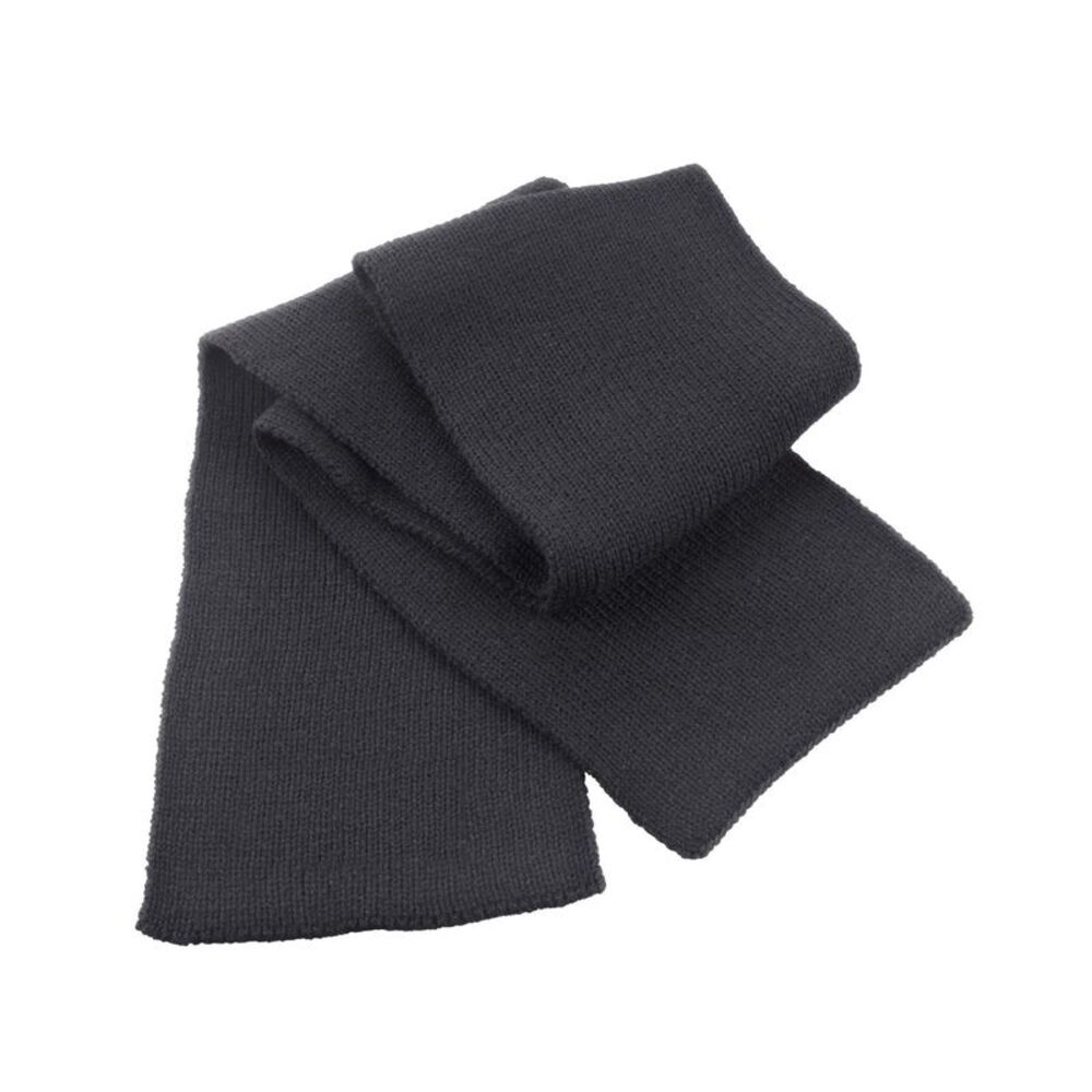 Result Winter Essentials Classic Knitted Heavy Scarf / Charcoal